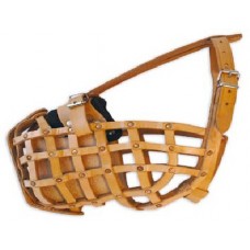 Muzzle with steel bar – Size 7/8/9 for German Shepherd